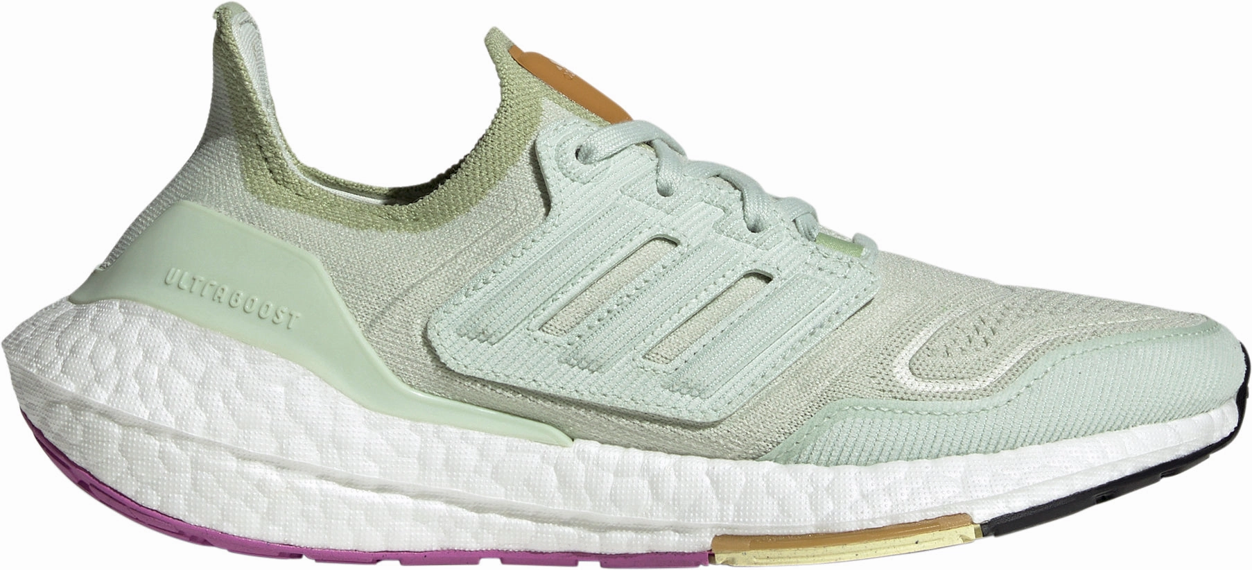 adidas Ultra Boost 22 Womens Running Shoes - Green running in the sun shoes Asphalt running