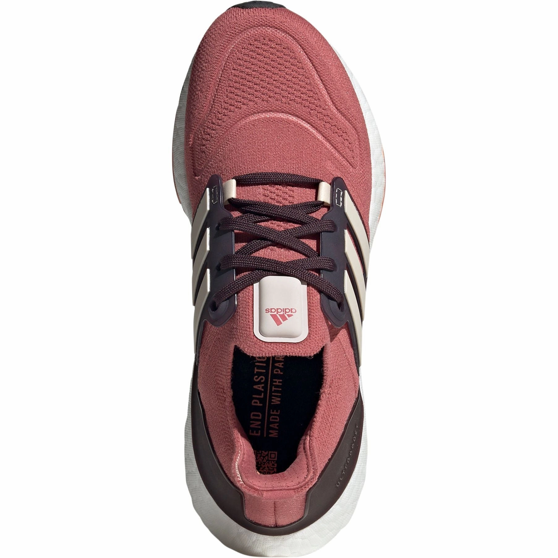 Regular Fit Durable Rubber Outsole adidas Ultra Boost 22 Womens Running Shoes - Red