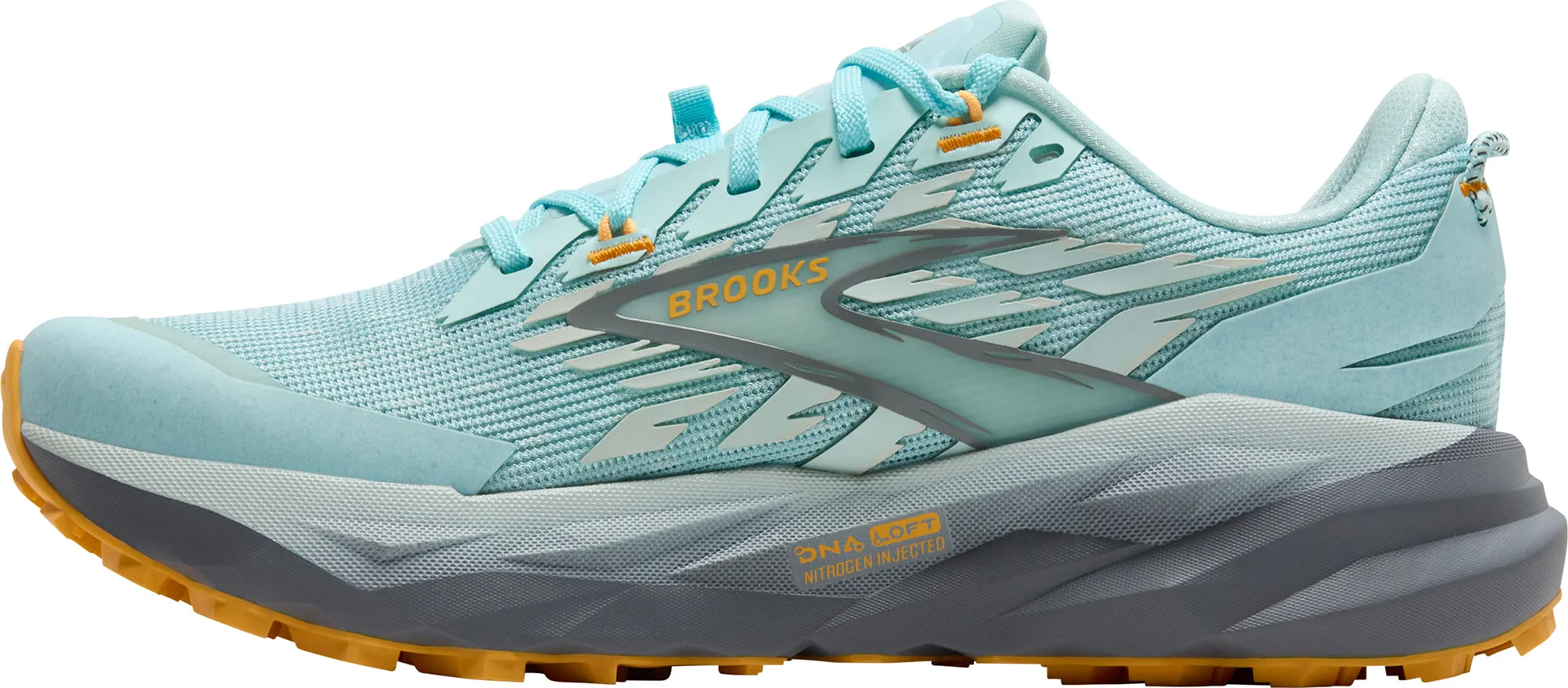 Brooks Cascadia 19 Womens Trail Running Shoes - Blue Senior runner tie - dye running shoes