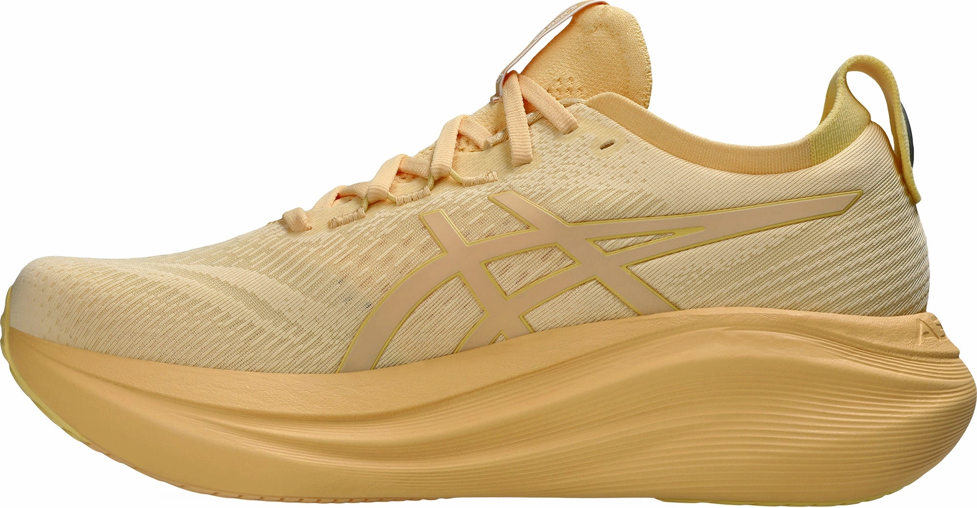 Air Channel Design Abrasion Resistant Toe Asics Gel Nimbus 27 Lite-Show Mens Running Shoes - Orange