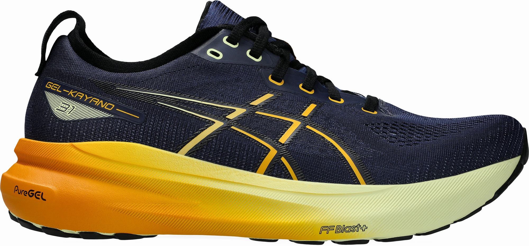 Pressure Dispersing Sole Asics Gel Kayano 31 Mens Running Shoes - Blue