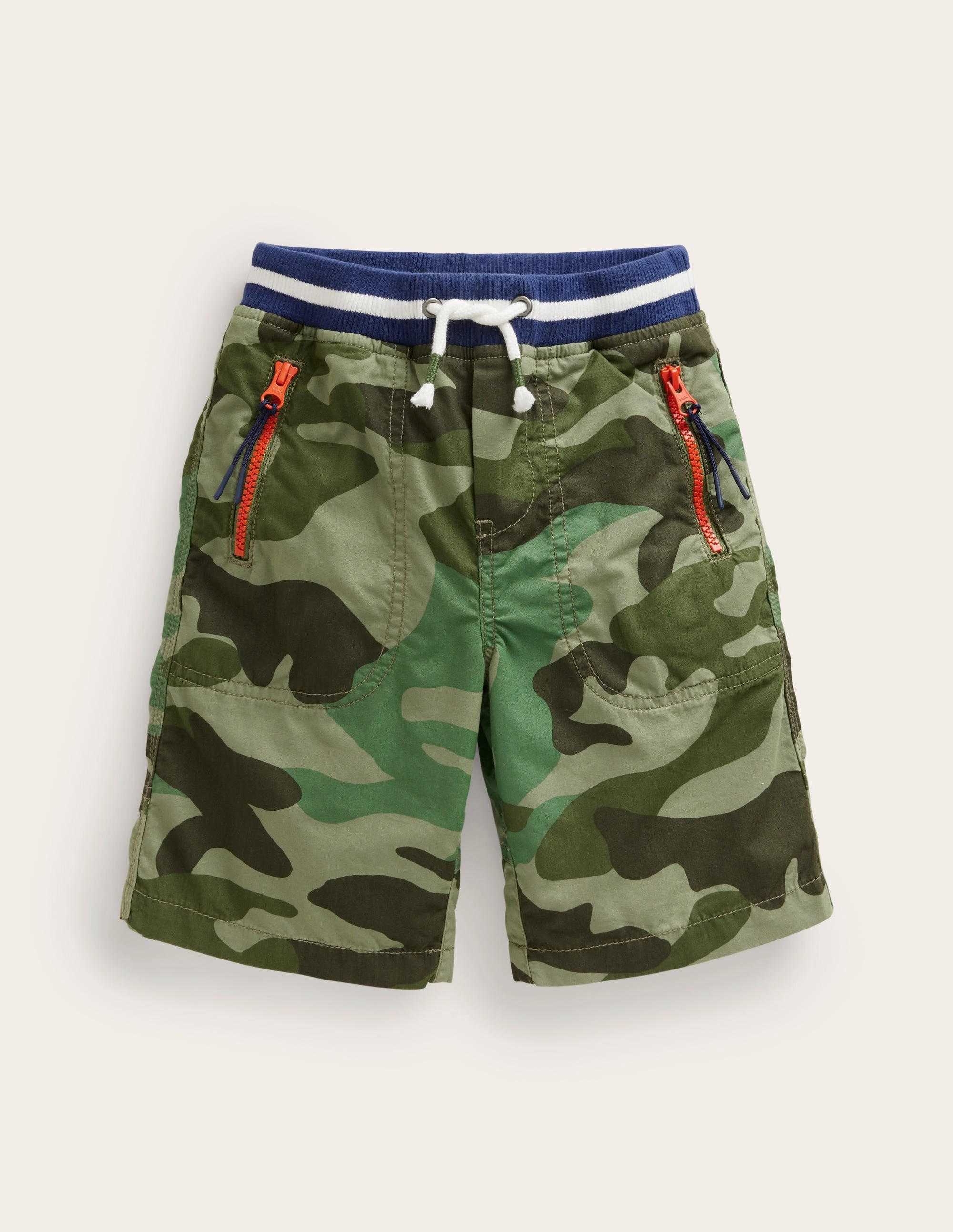 Adventure Shorts-Tonal Green Camo Chill Ready