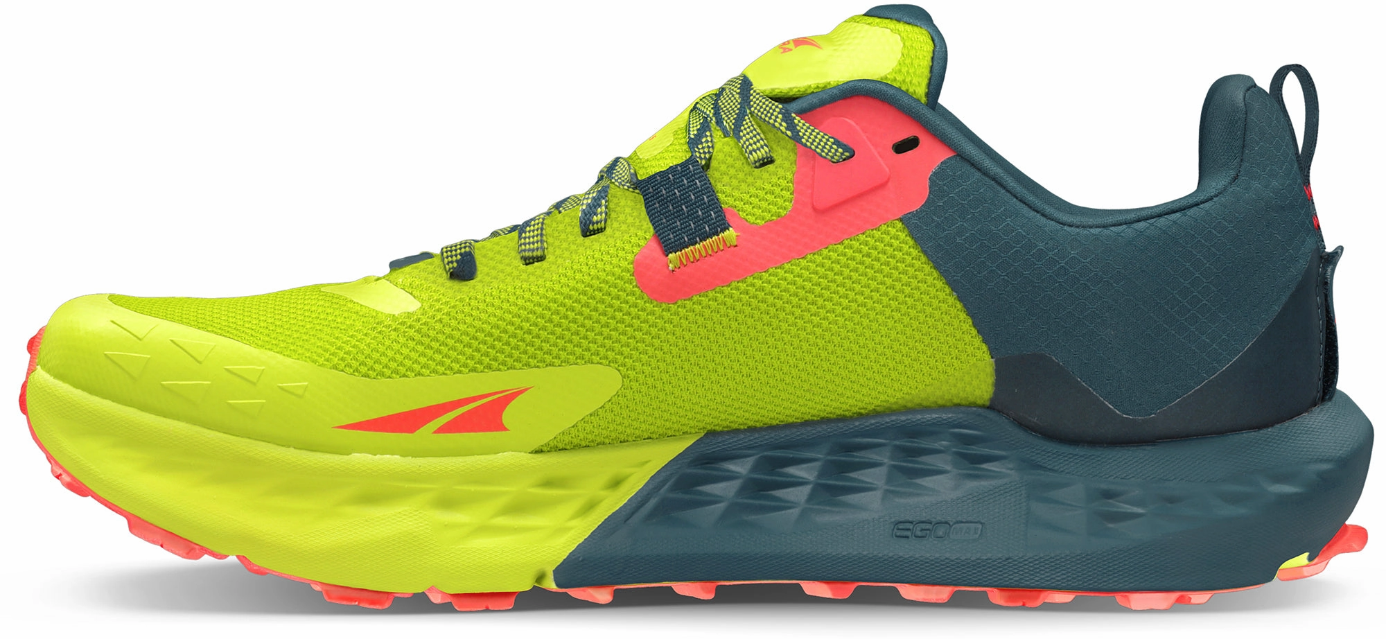 Pressure Distribution Insole Impact Resistant Altra Timp 5 Mens Trail Running Shoes - Green