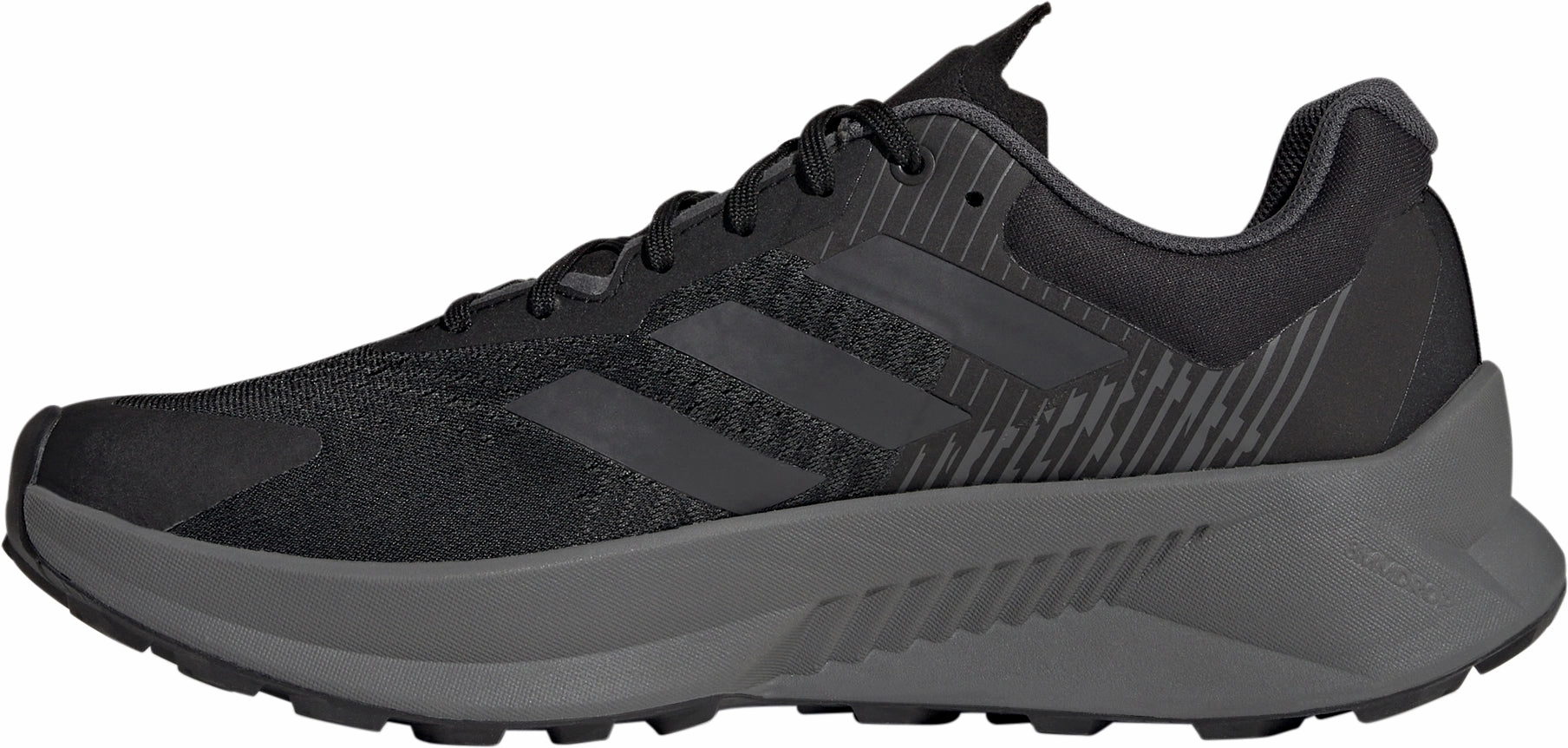 Tuned Rebound Technology gym - goers adidas Terrex Soulstride Flow GORE-TEX Mens Trail Running Shoes - Black
