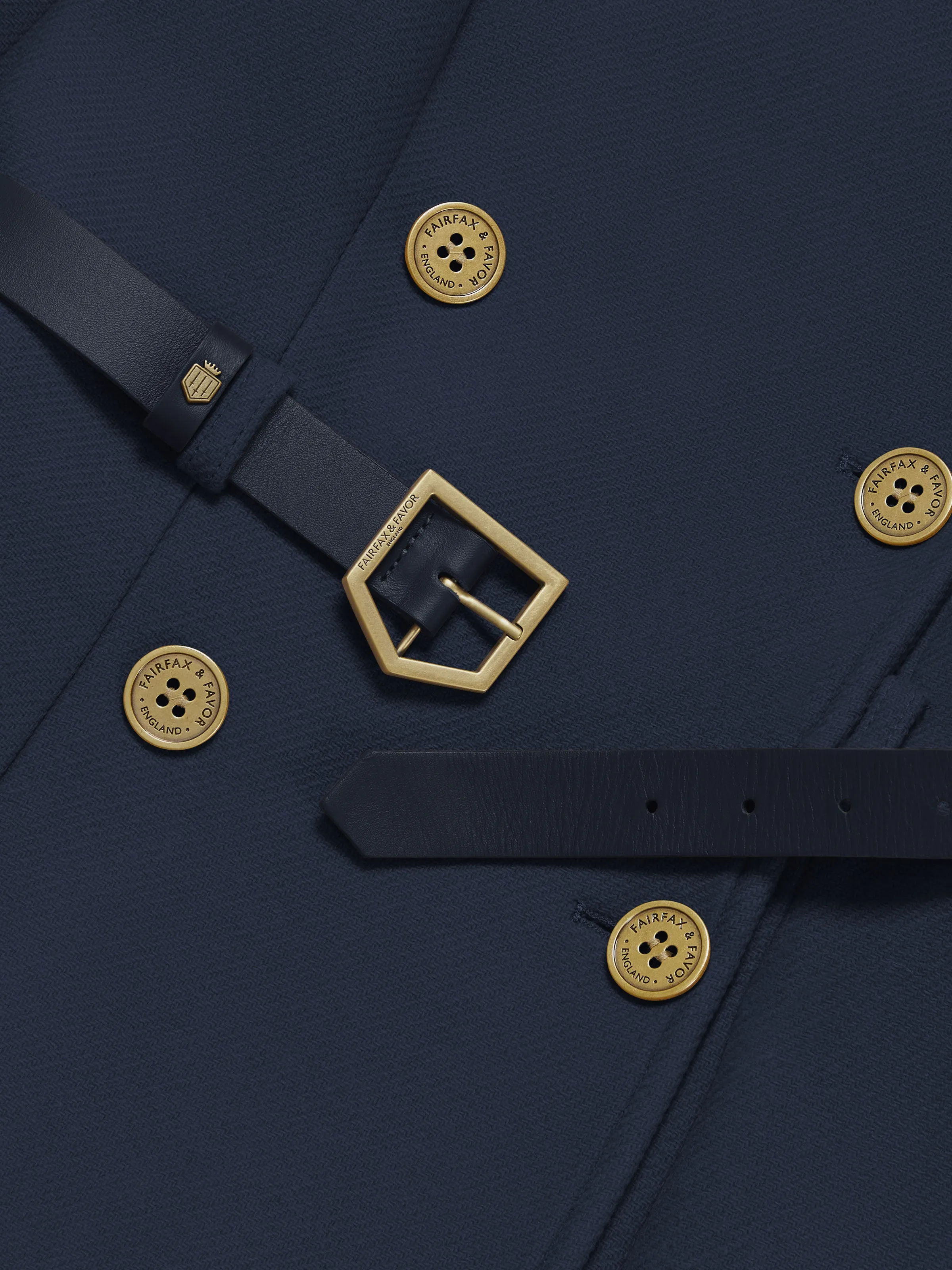 Victoria - Navy Snap Closure System Long Sleeves