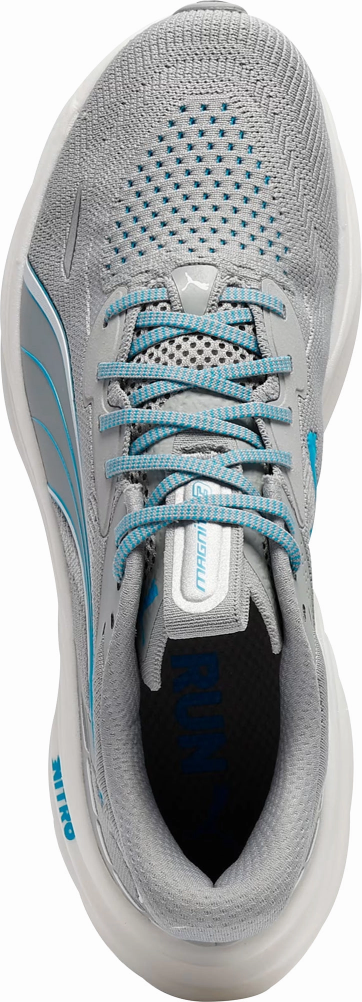 Puma Magnify Nitro 3 Mens Running Shoes - Grey Responsive sole design Non Marking Soles