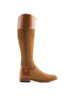 Ventilation Perforations Protective Layer Octavia (Regular Fit) - Tan Suede