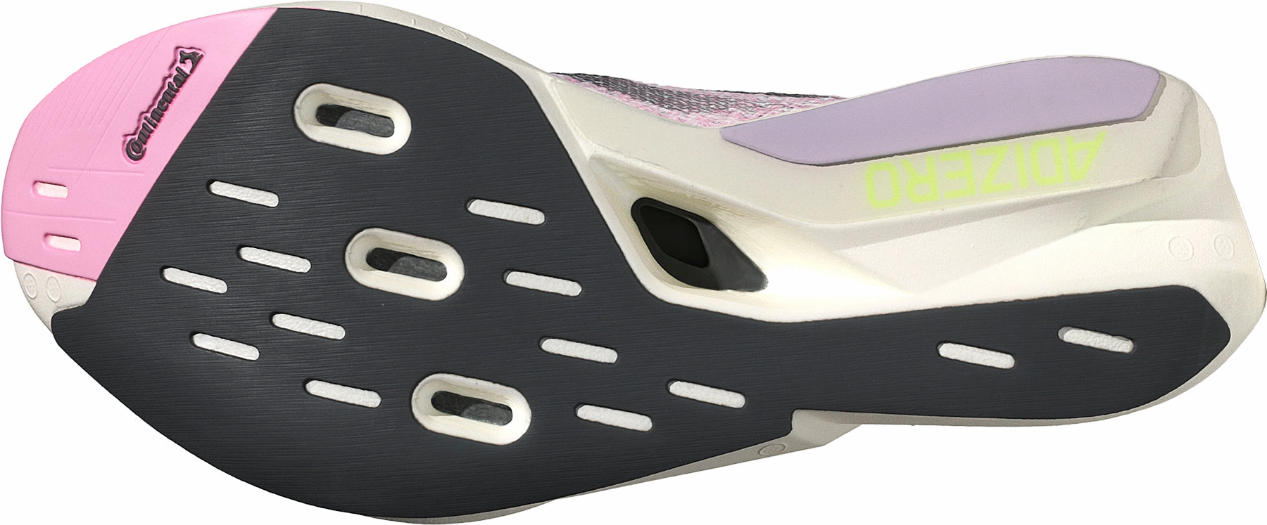 Odor Control Insole Pronation Correction Tech adidas Adizero Prime X 2.0 Strung Running Shoes - Pink