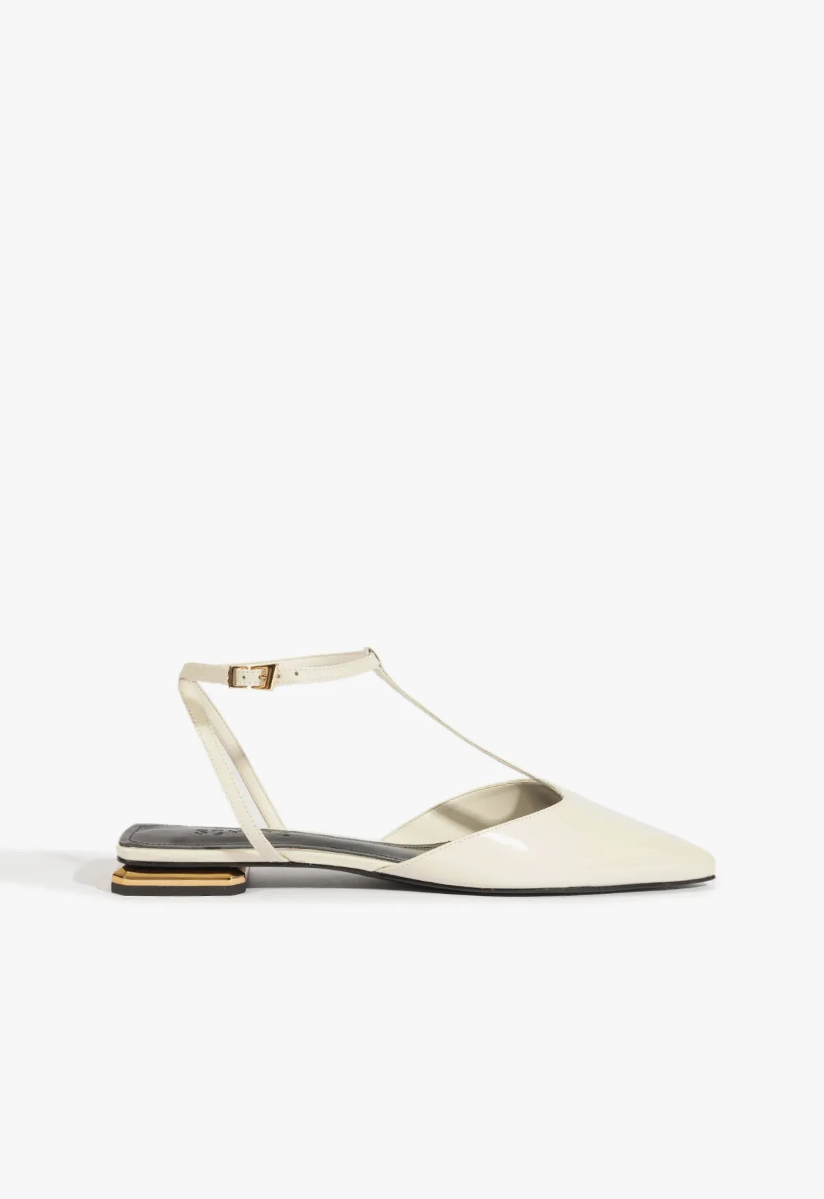 Point Toe Allure T Patent Flat