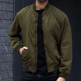 Structured Warmth Alpha M Bomber | Army Green
