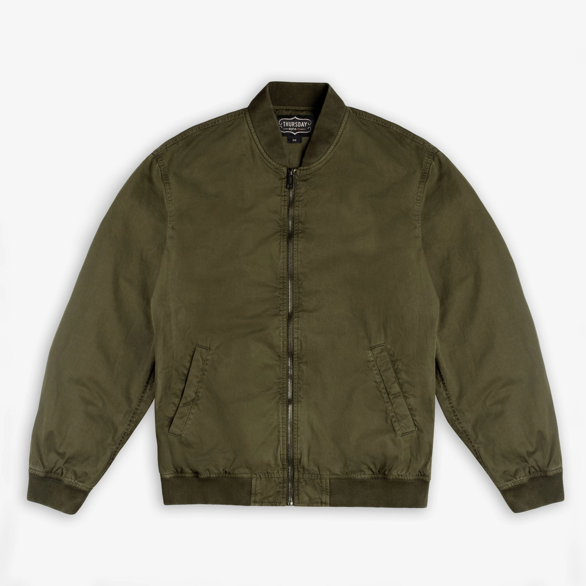 Cozy Core Base Warmth Alpha M Bomber | Army Green