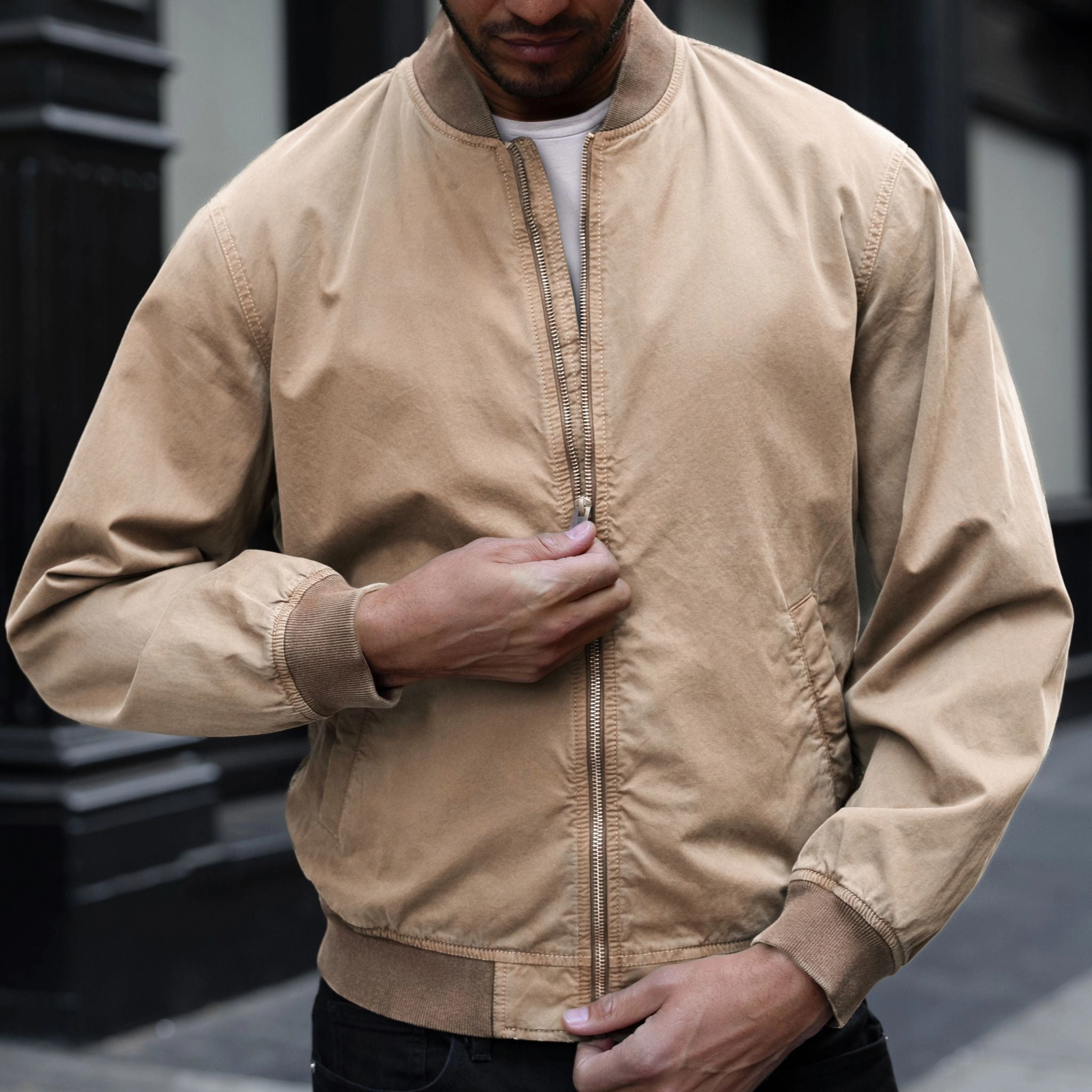 Utility Piece Alpha M Bomber | Taupe
