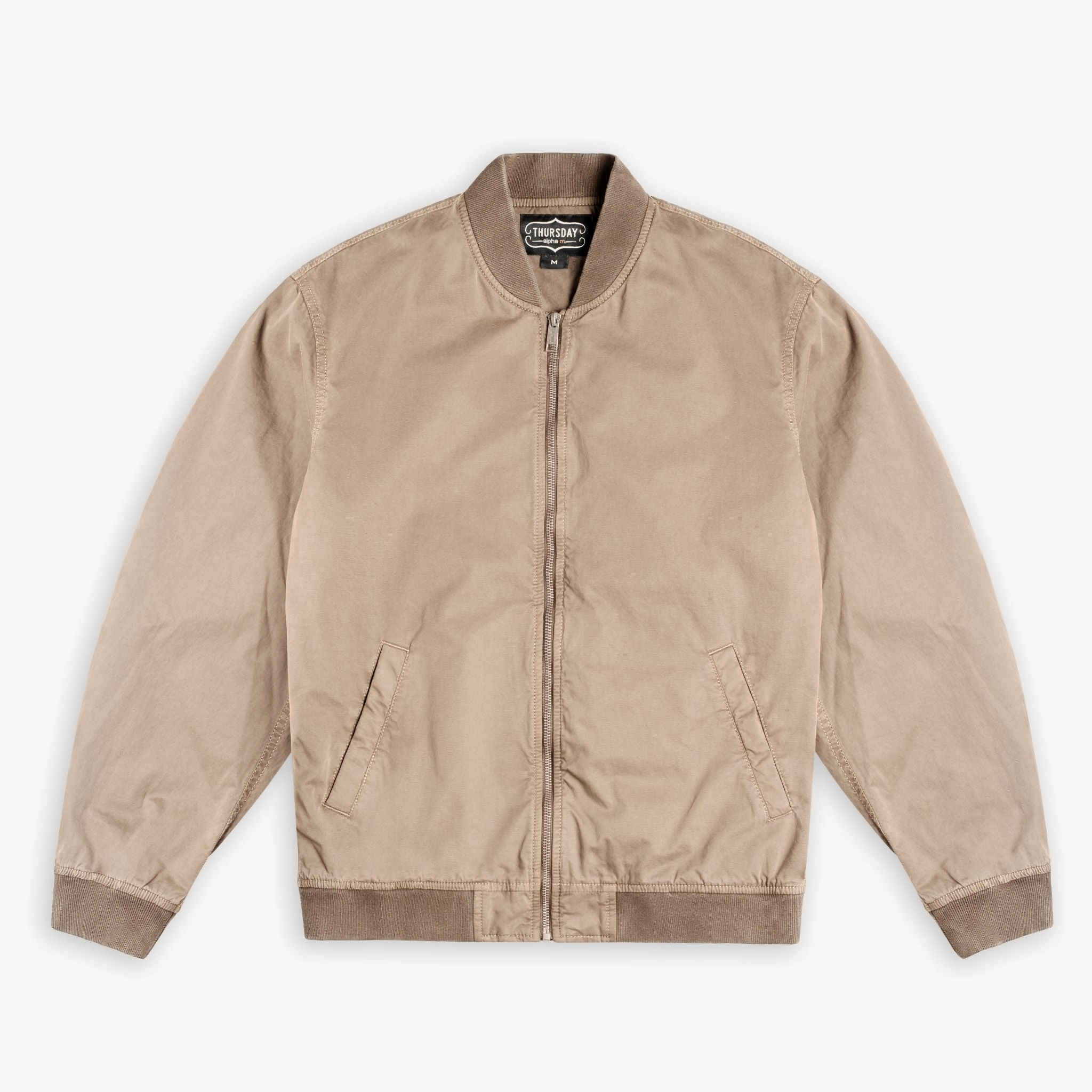 Alpha M Bomber | Taupe Versatile Layering Game Day