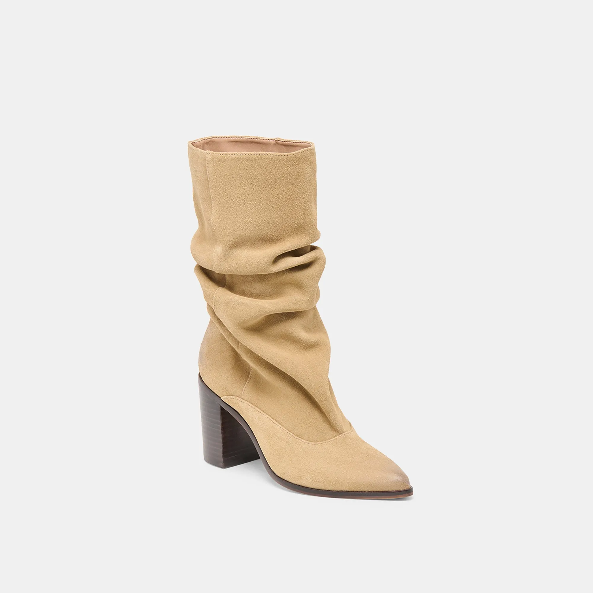 TALINA BOOTS DK TAUPE SUEDE Support Cushion