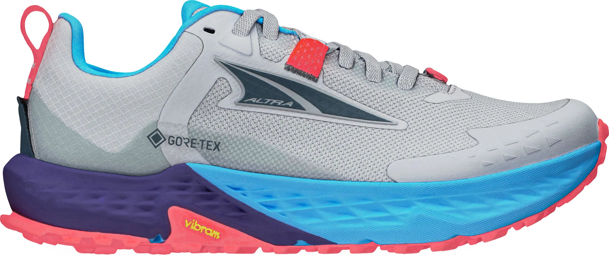Altra Timp 5 GORE-TEX Womens Trail Running Shoes - Grey high - intensity running option Slip Resistant Grip