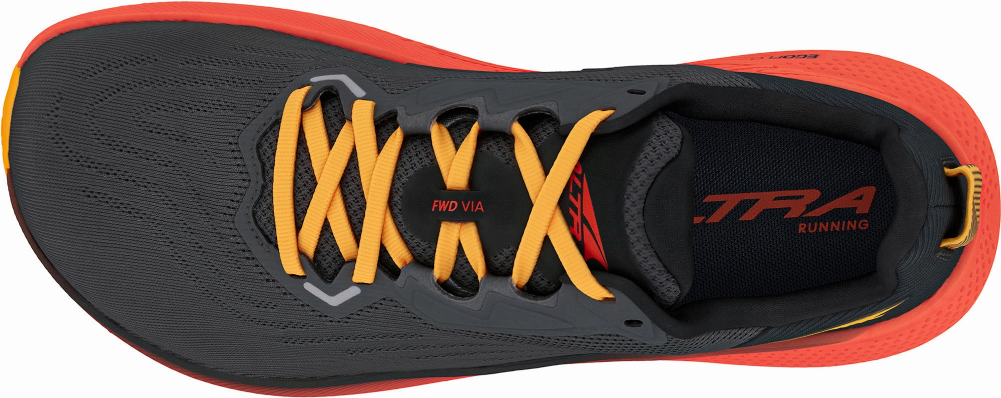 Hyper Bounce Foam Quick Dry Fabric Altra FWD VIA Mens Running Shoes - Black