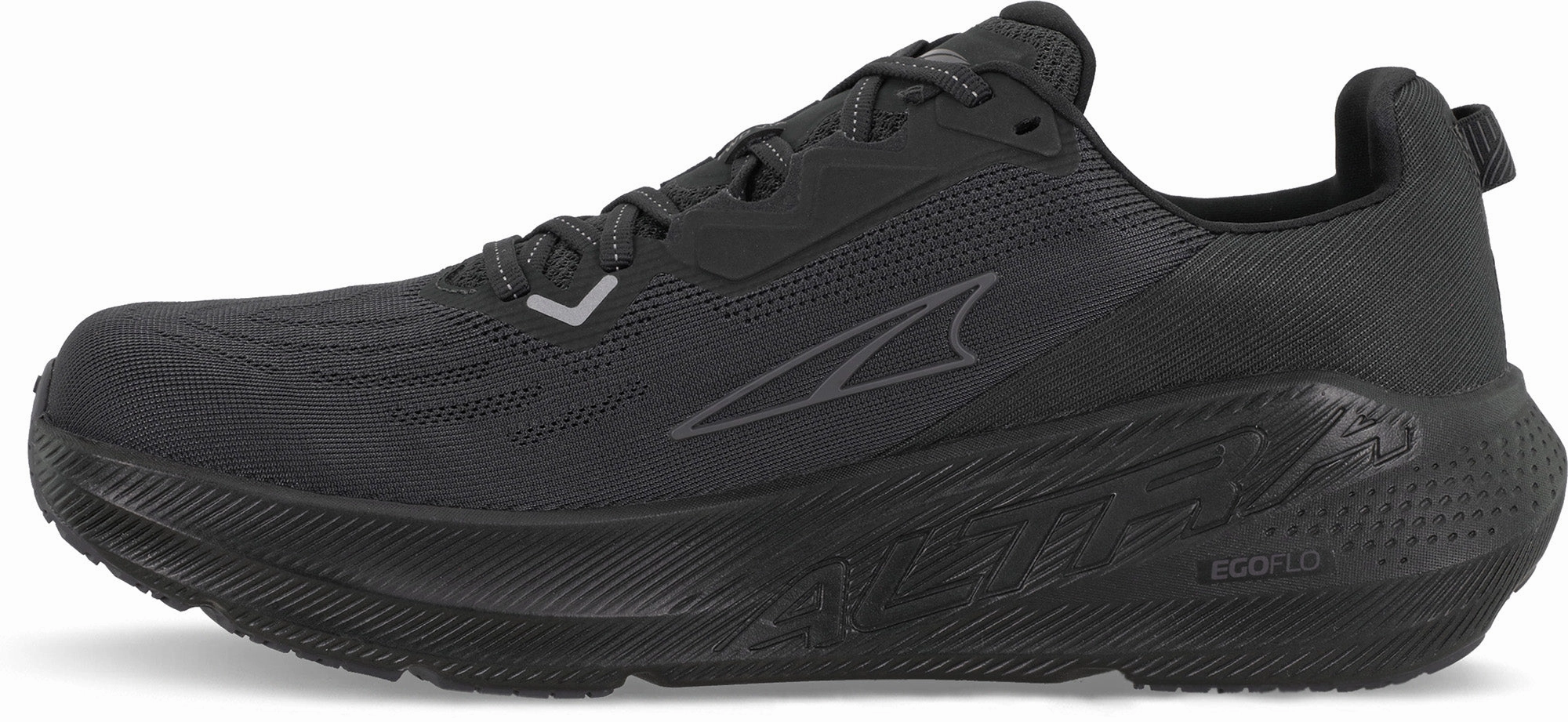 Quick Dry Innersock running on uphill shoes Altra FWD VIA Mens Running Shoes - Black