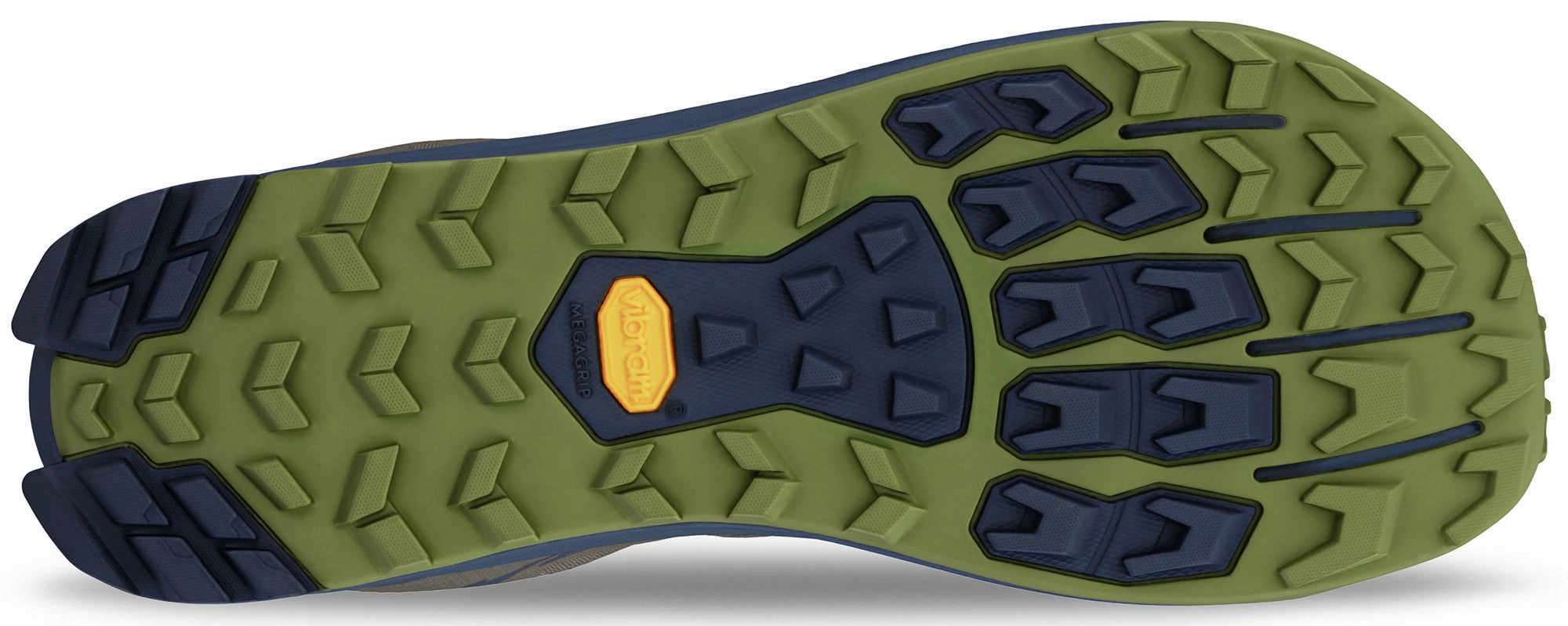 Abrasion Resistant Upper Altra Lone Peak 9  Mens Trail Running Shoes - Green