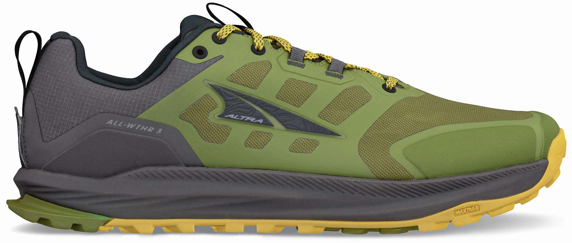 Low Profile Sole Daily Routine Altra Lone Peak 9 Waterproof Mens Trail Running Shoes - Green