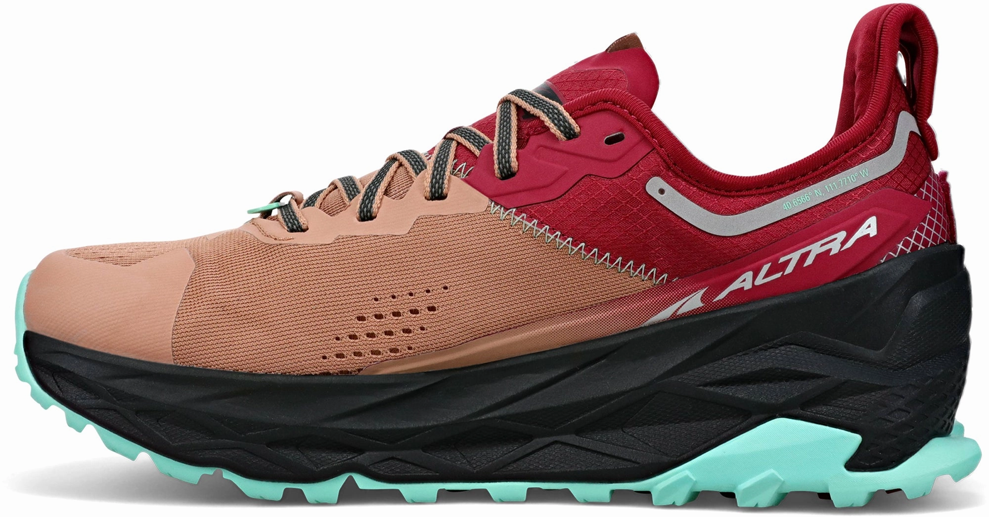 windy Altra Olympus 5 Womens Trail Running Shoes - Brown