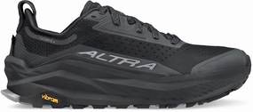 BlownRubberOutsole Lunarlon Altra Olympus 6 Mens Trail Running Shoes - Black