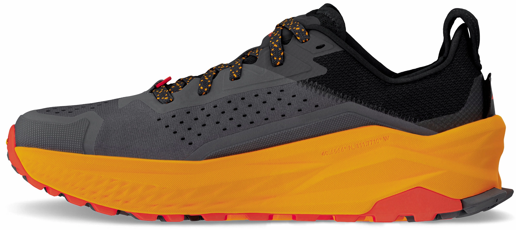 Altra Olympus 6 Mens Trail Running Shoes - Black fitness event running gear plyometric shoes