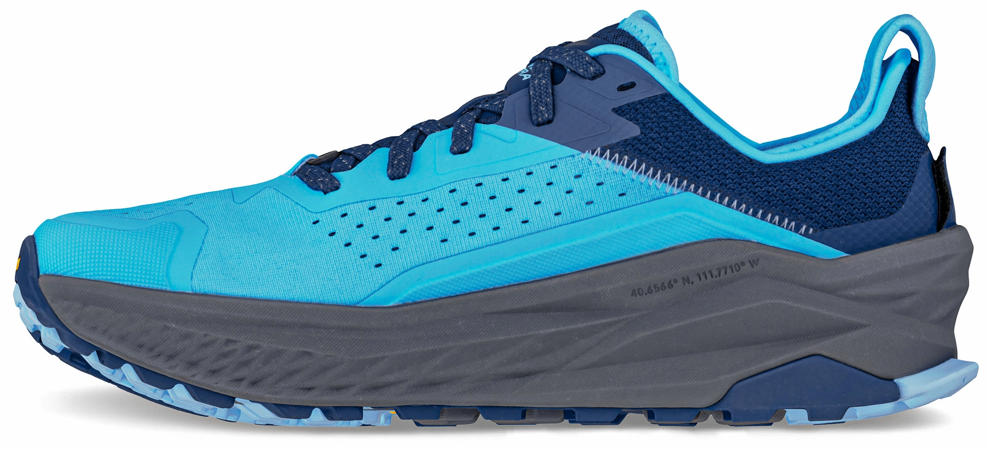 Thermobonded Seams Altra Olympus 6 Mens Trail Running Shoes - Blue