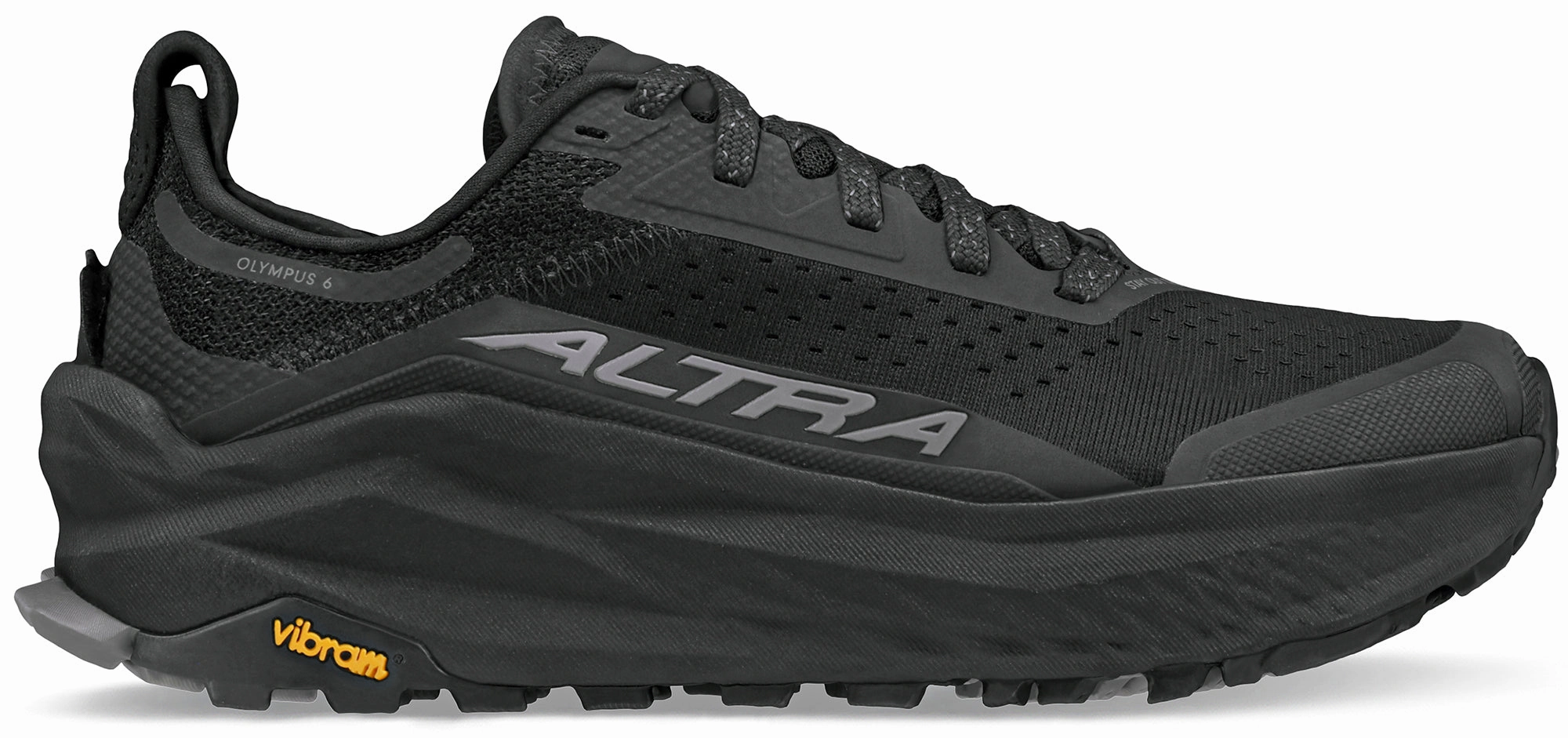 Supportive Midfoot Altra Olympus 6 Womens Trail Running Shoes - Black