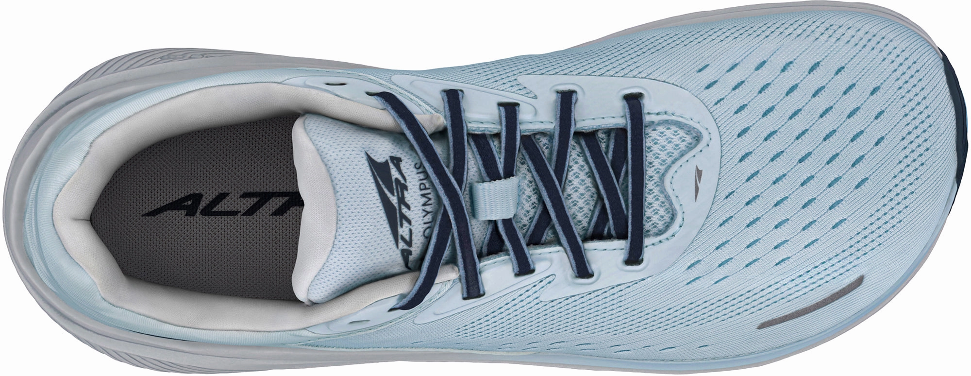 Shock Dissipating Heel concrete shoes Altra VIA Olympus 2 Womens Running Shoes - Blue