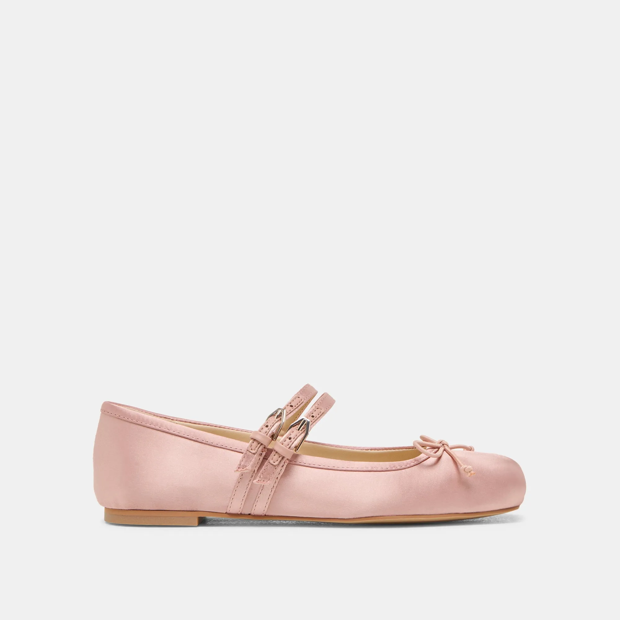 GIBSEN BALLET FLATS BLUSH SATIN Flower Walk
