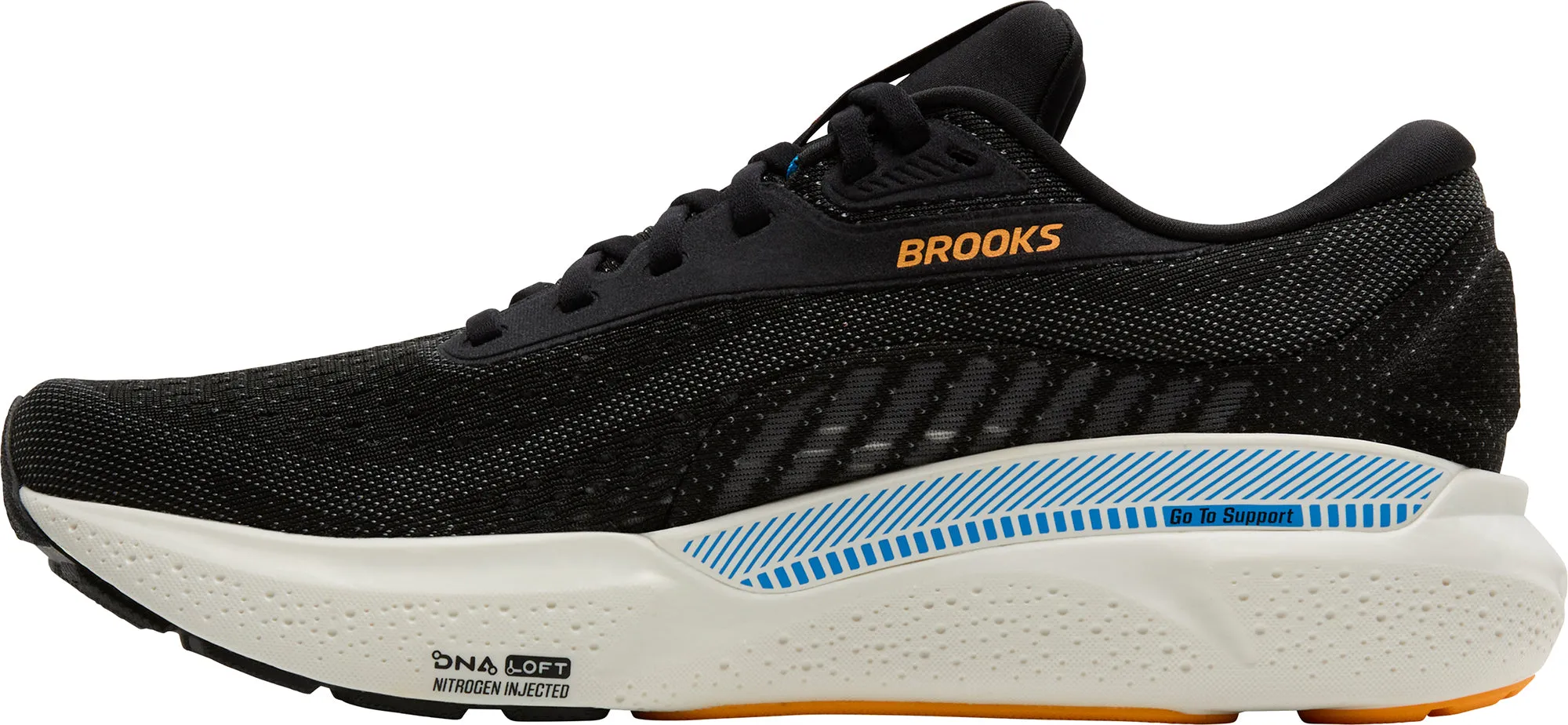 Shock Absorption Technology Brooks Adrenaline GTS 24 Mens Running Shoes - Black