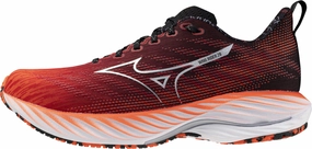 clearance Mizuno Wave Rider 28 Running Shoes - Red
