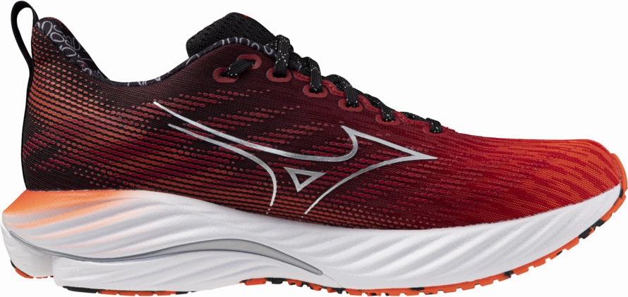 Mizuno Wave Rider 28 Running Shoes - Red Molded Heel Collar
