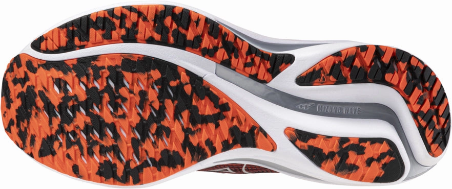 Tongue Loop casual sports footwear Mizuno Wave Rider 28 Running Shoes - Red