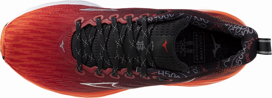 Mizuno Wave Rider 28 Running Shoes - Red Motion Containment