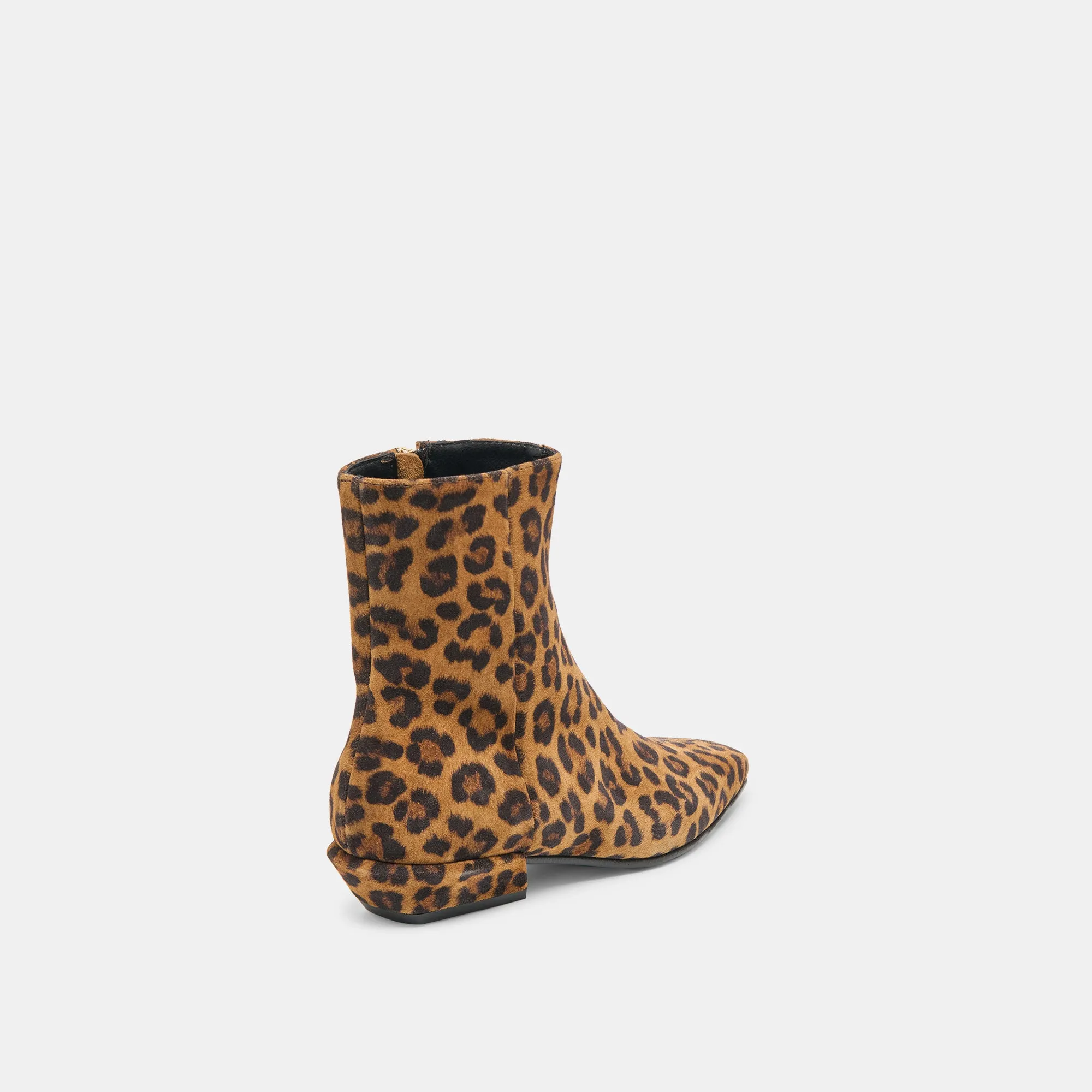 JOANIE BOOTIES LEOPARD PRINTED SUEDE Modern Lines Insulated Mountain Climber