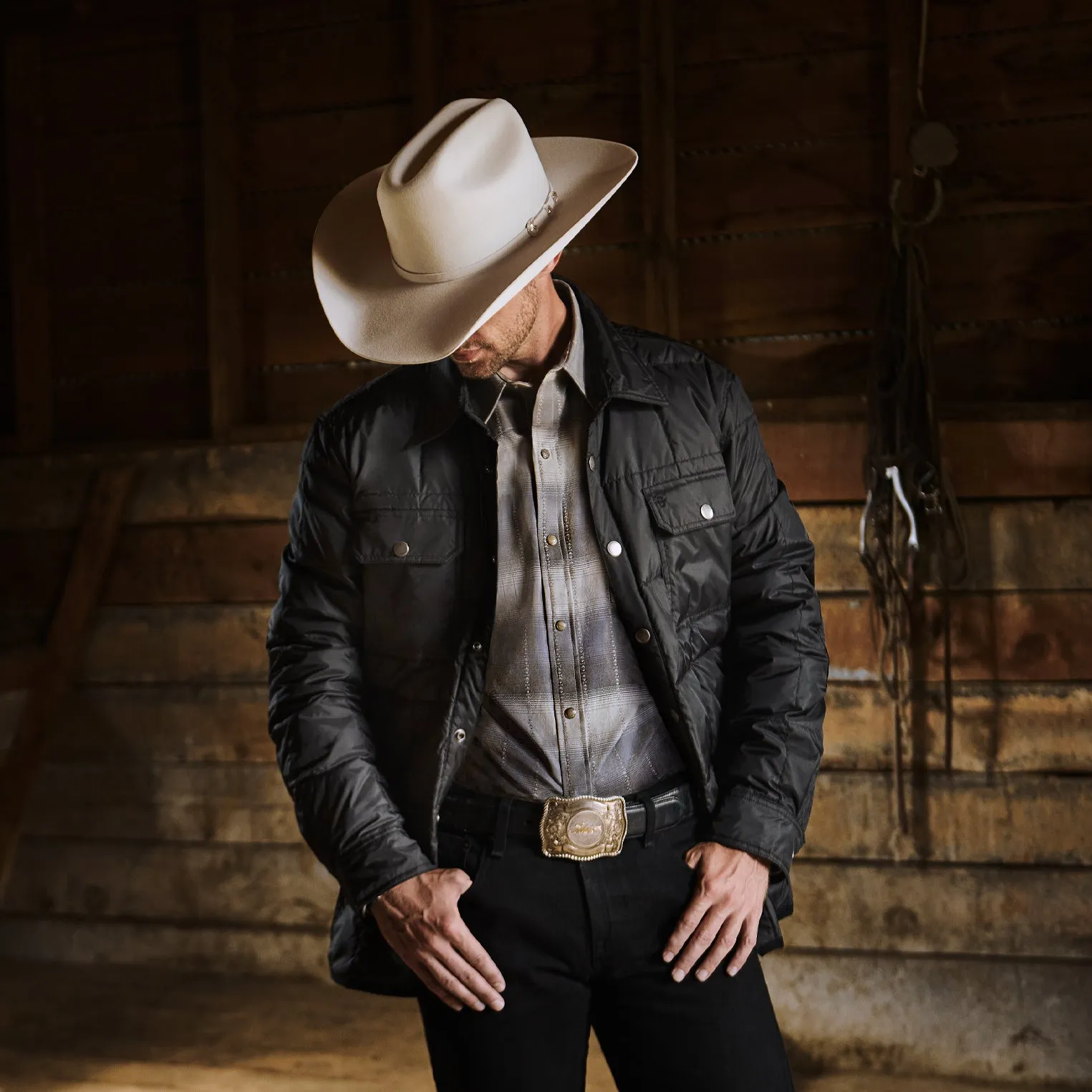 Crushable Black Parachute Jacket LightPadding