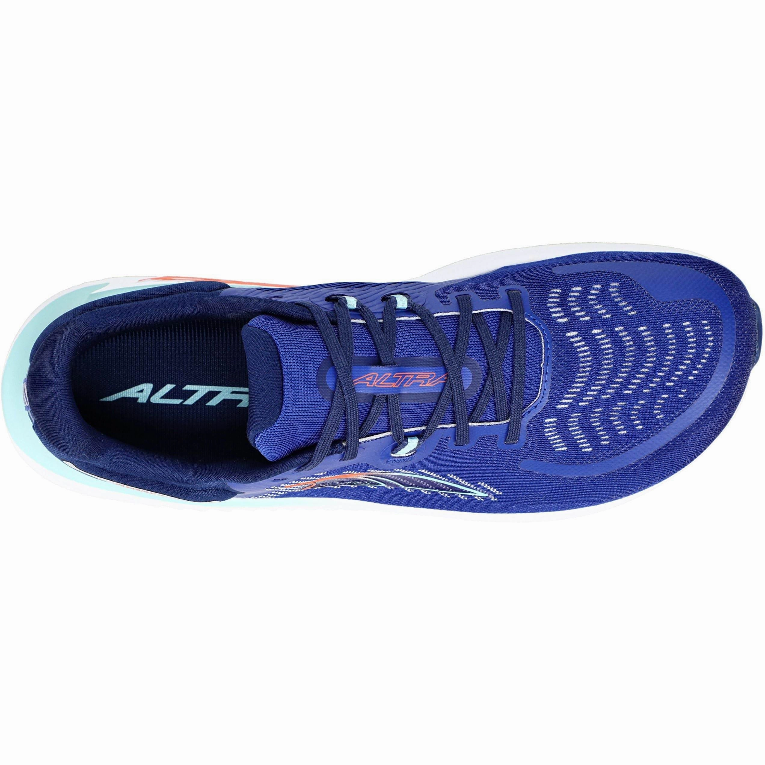 Altra Paradigm 7 Mens Running Shoes - Blue foam - sole shoes running with a running belt