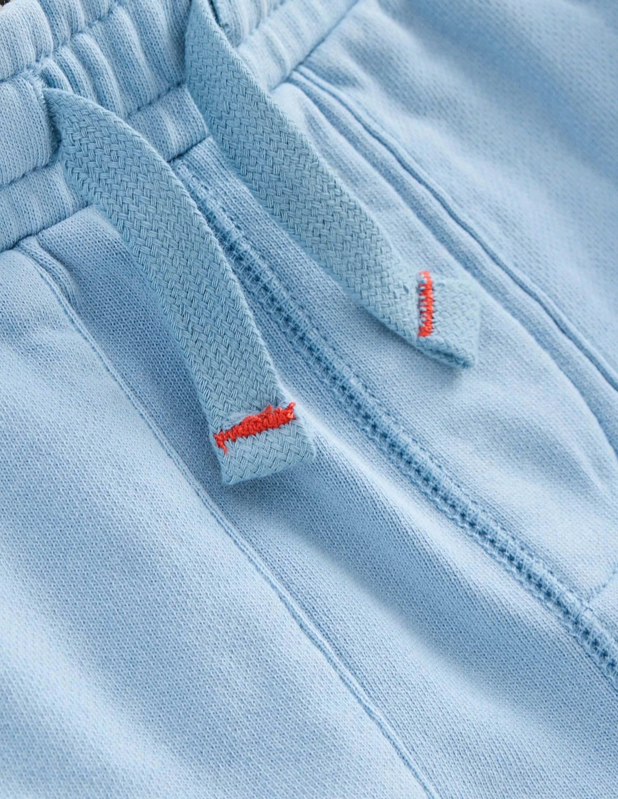 Garment Dye Shorts-Glacier Blue Leather Look desert style