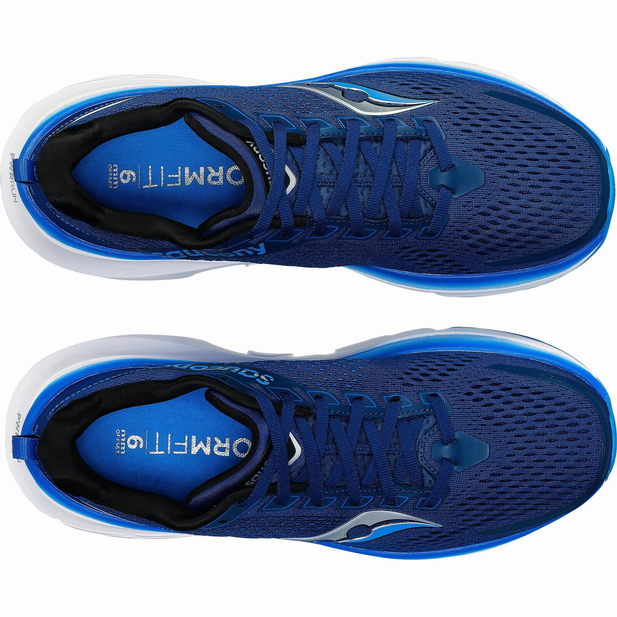 Saucony Guide 17 WIDE FIT Mens Running Shoes - Navy Performance - fabric