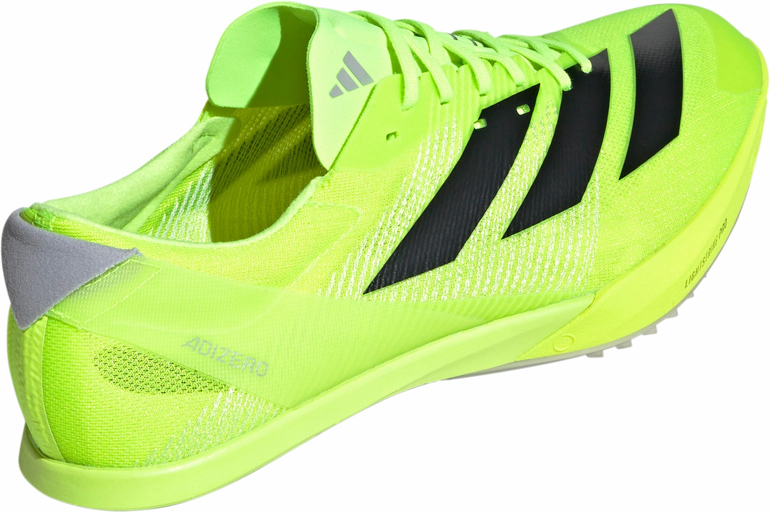 adidas Adizero Finesse Running Spikes - Yellow Impact Resistant Forefoot