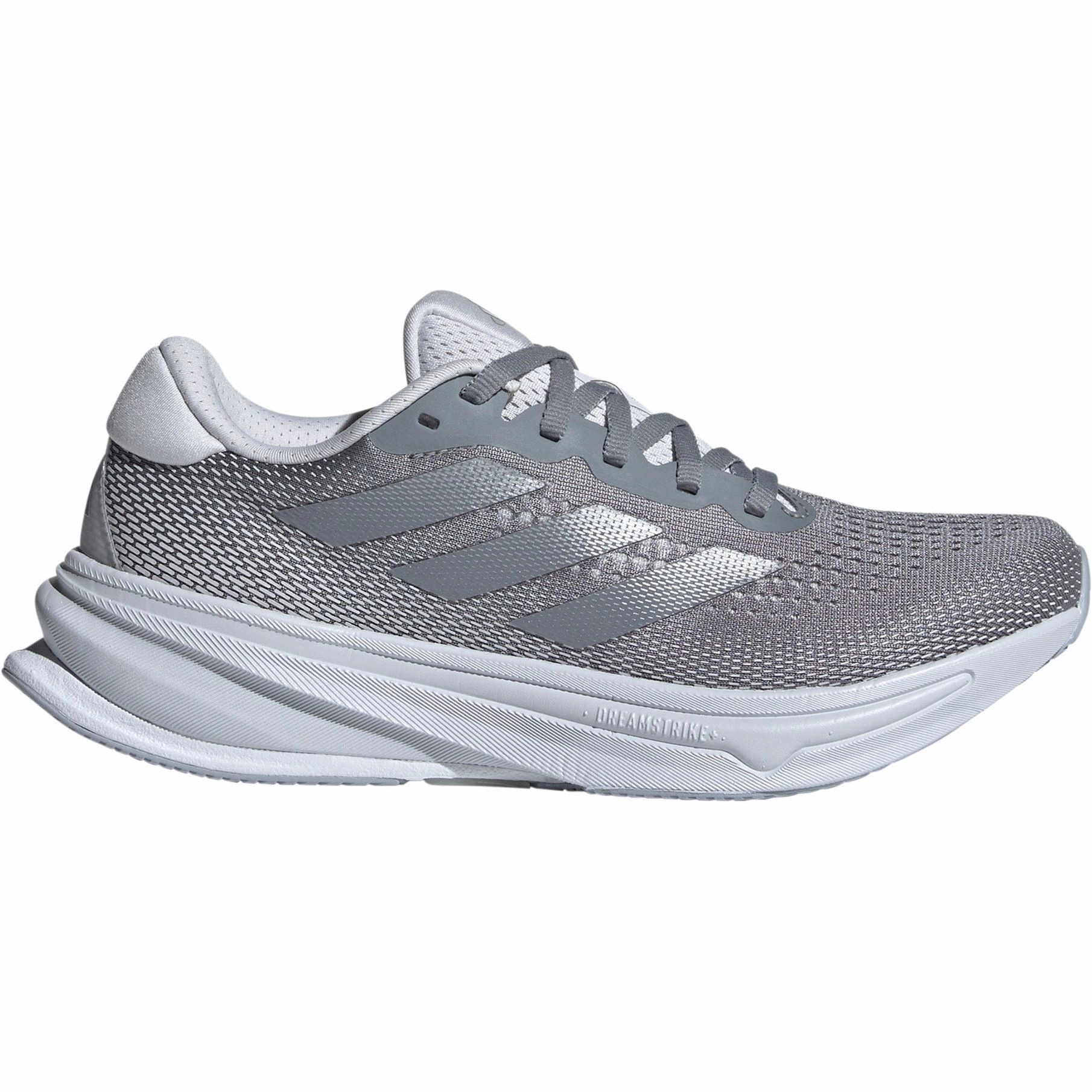 Heat Dissipation Tech Aerodynamic Heel Clip adidas Supernova Rise Womens Running Shoes - Grey