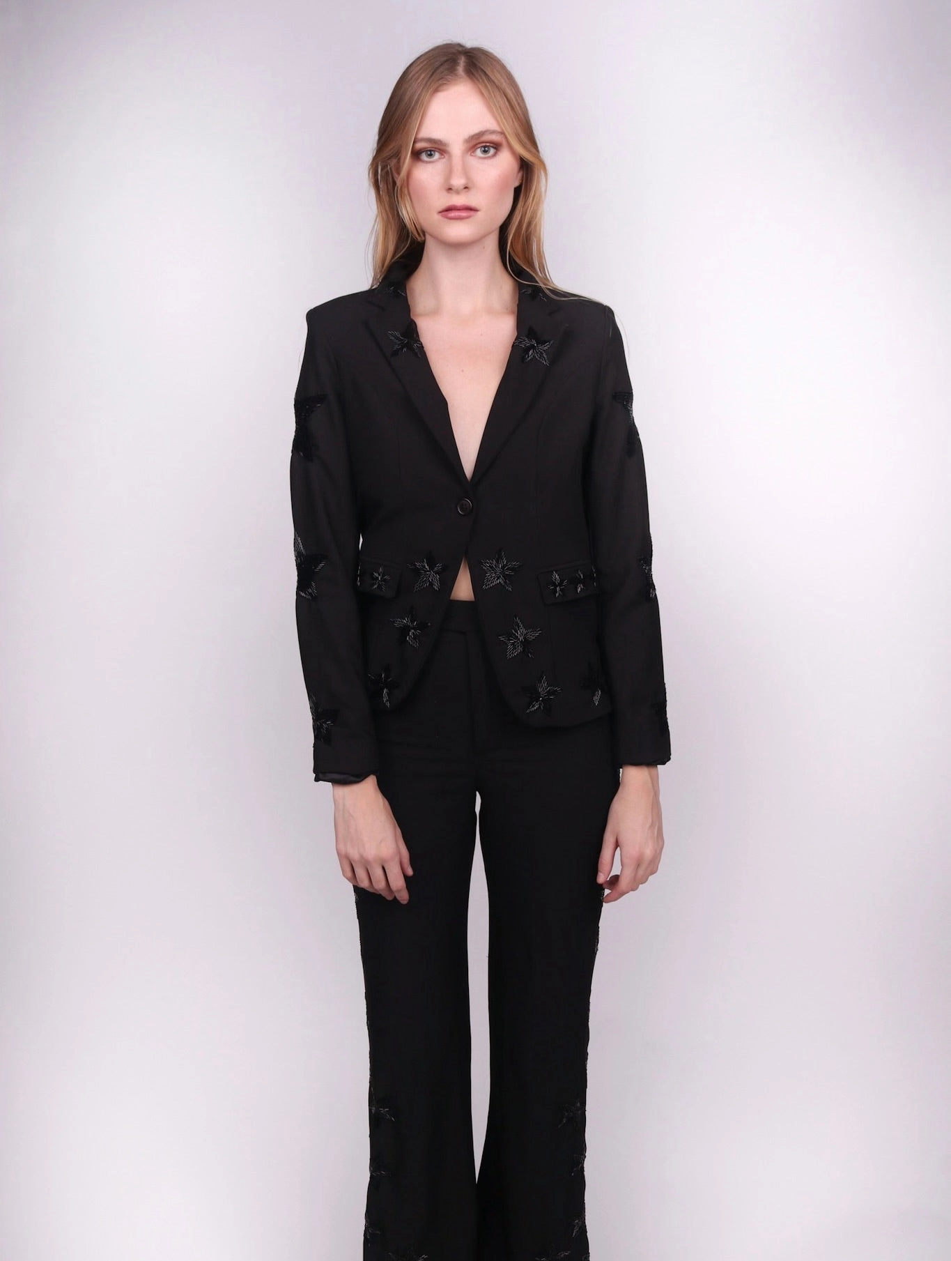 Layered Wear Any Old Iron Black Stars Suit