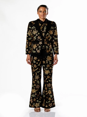 Luxurious Cut Any Old Iron Bronze Crystal Suit