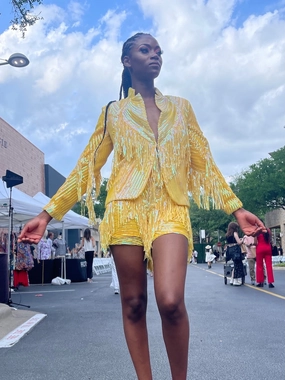 Prize Any Old Iron Canary Blazer Jacket