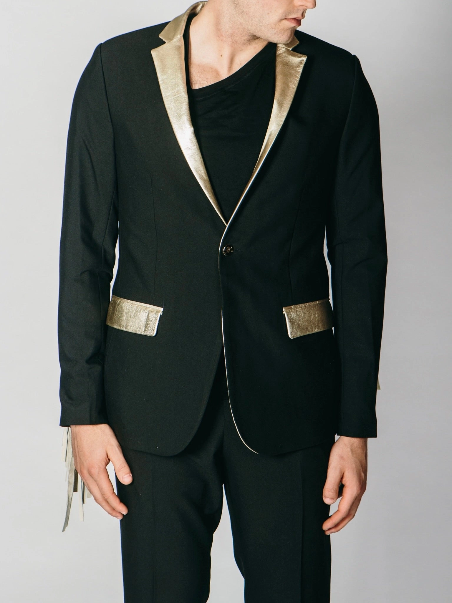 Any Old Iron Golden Yeehaw suit Adjustable Hem Functionality