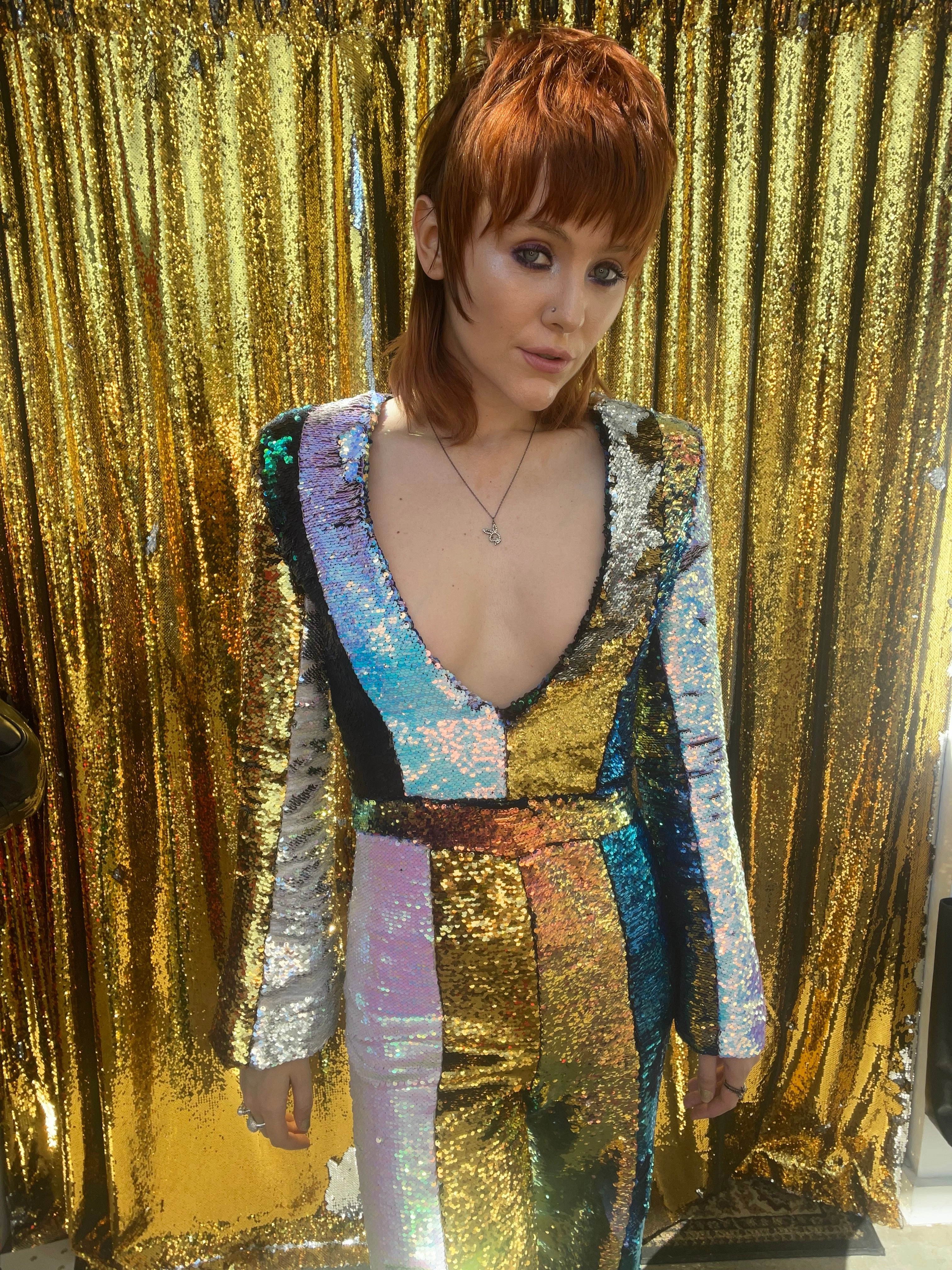 Any Old Iron Kaleidoscope Jumpsuit Timeless Design Wear