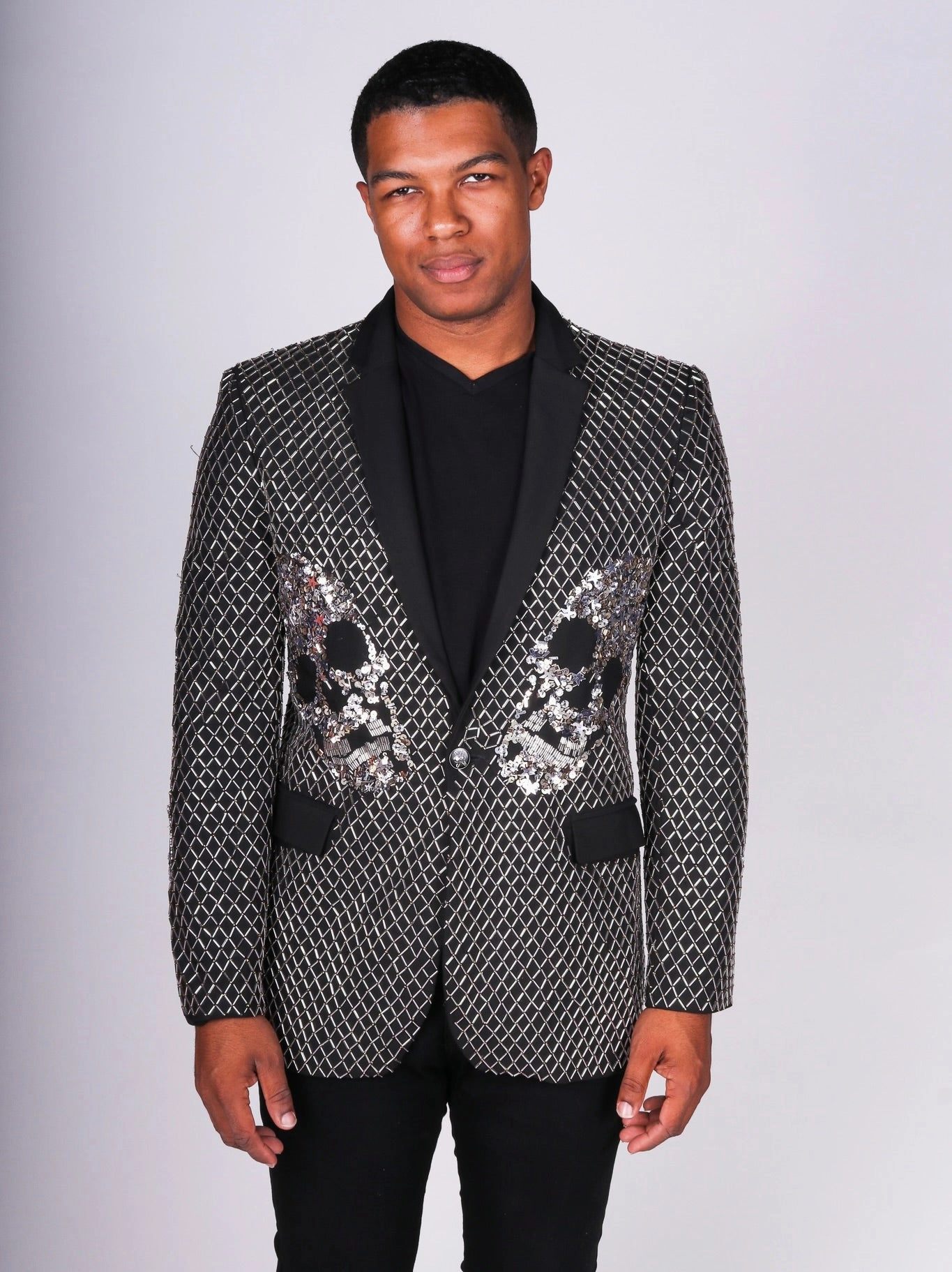 Any Old Iron Men's 3 Skulls are as good as one Blazer Rugged Outer Shell