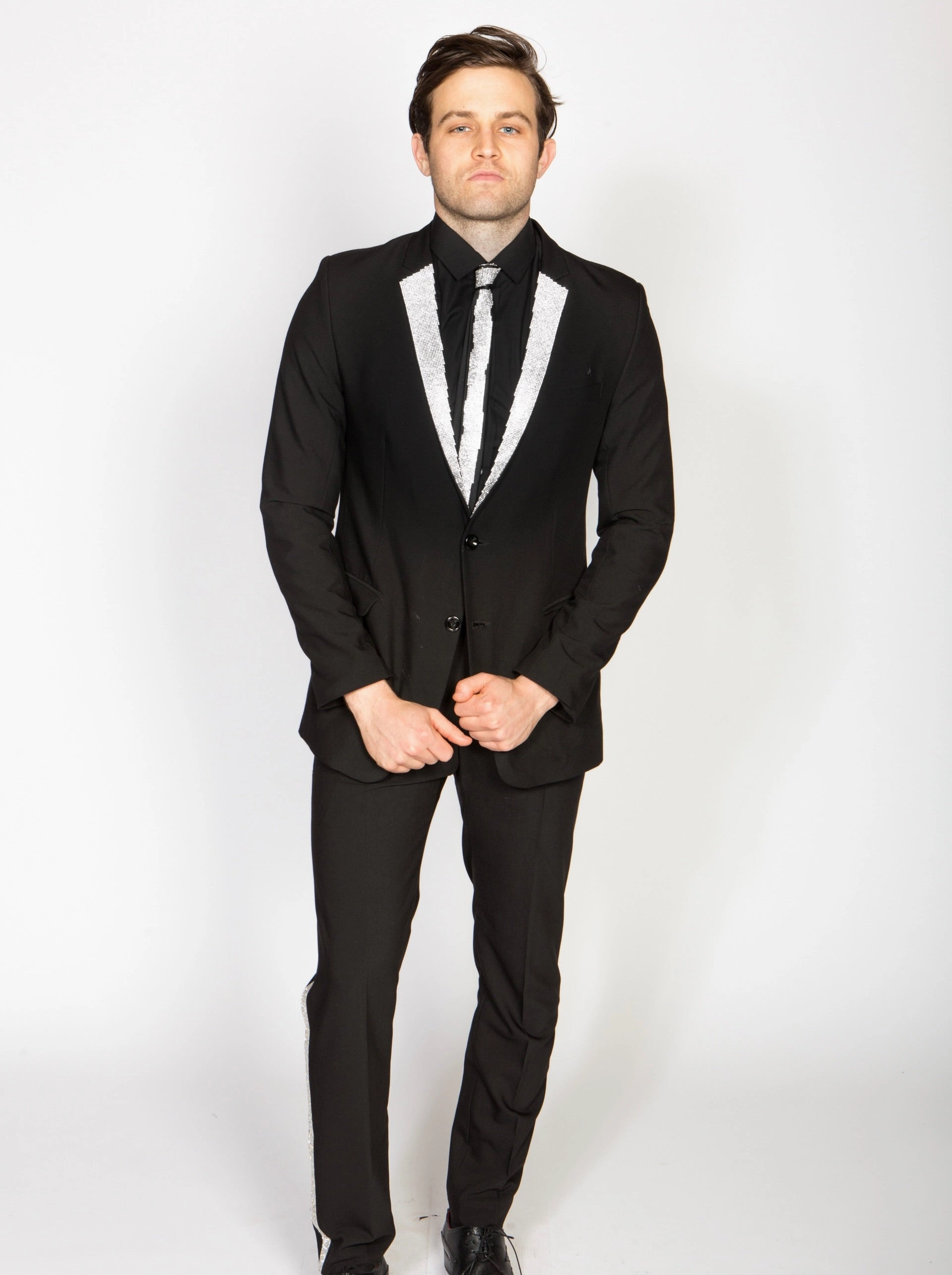 Timeless Work Look Crisp Wear Any Old Iron Men's Bling Suit