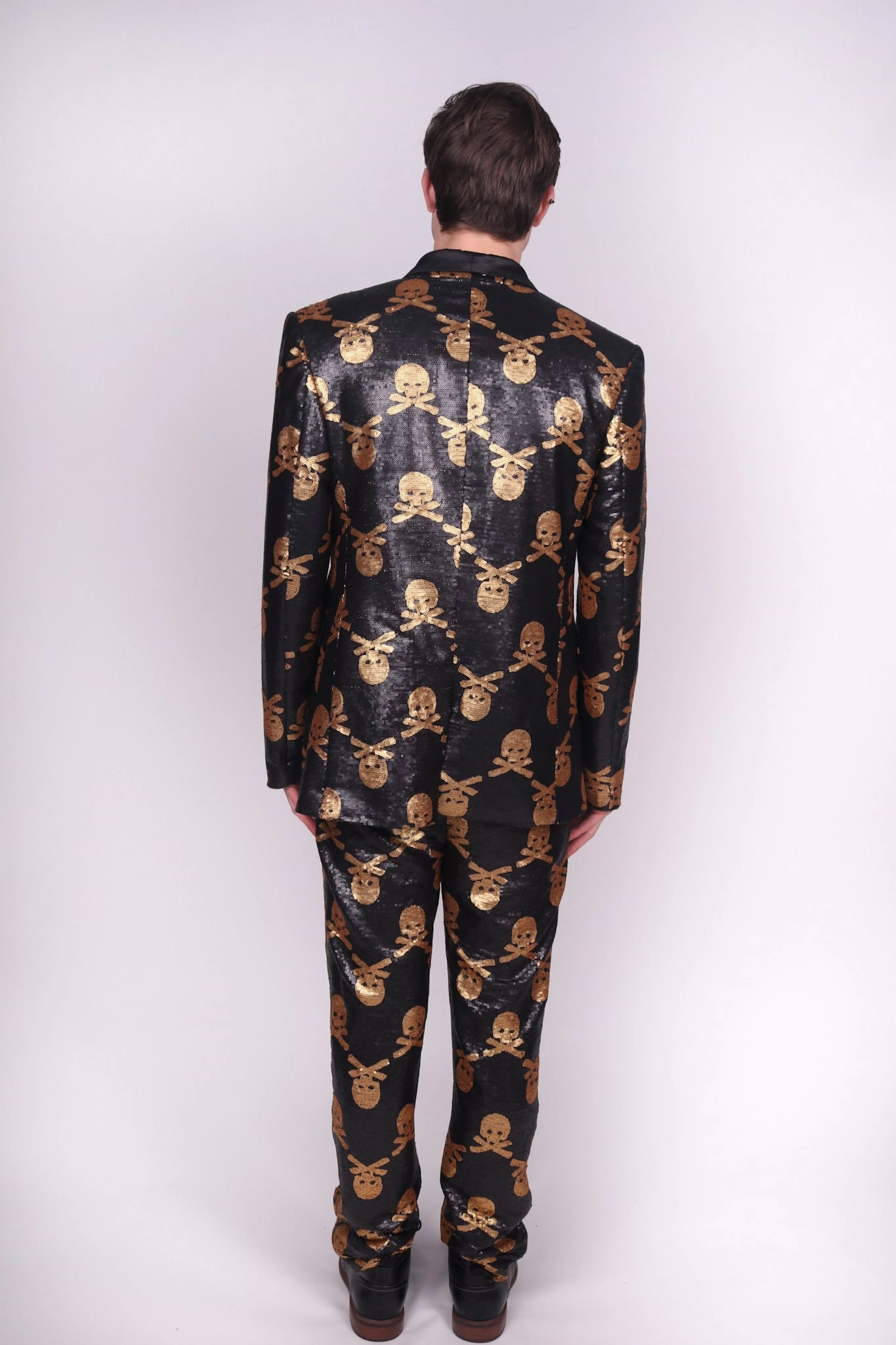 Any Old Iron Men's Jolly Rodgered Suit Clean Appearance Sleek business attire